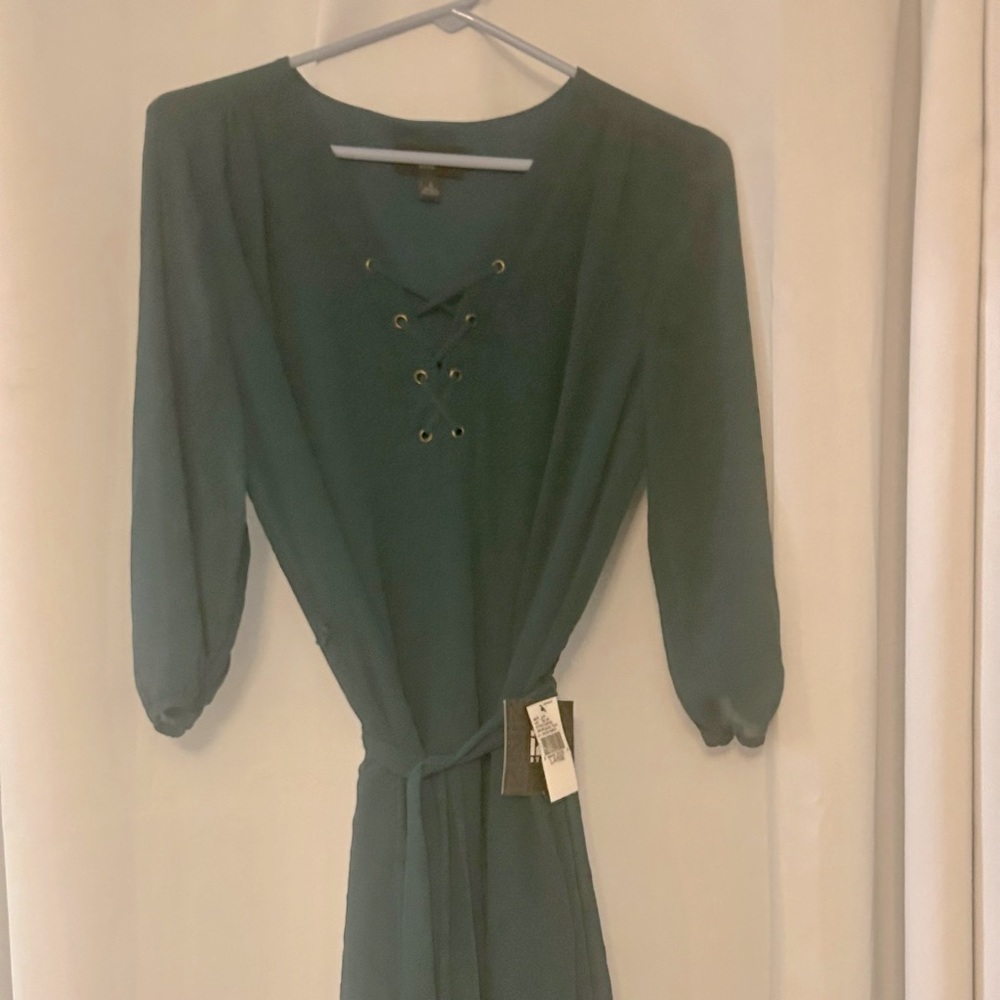 IZ Byer Women’s Dress - Dark Teal Size Large
